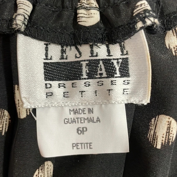 NWT Vintage Leslie Faye Pull On Elastic Waist Pleated Midi Skirt 6P - Picture 11 of 14